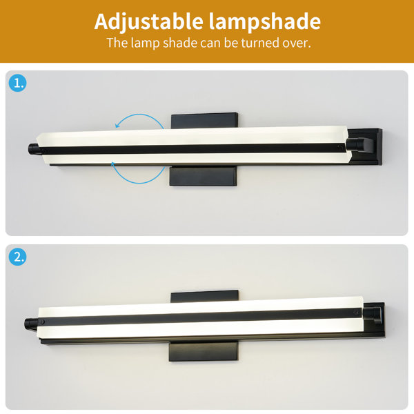 Ebern Designs Barika Modern Bathroom LED Vanity Light Fixtures